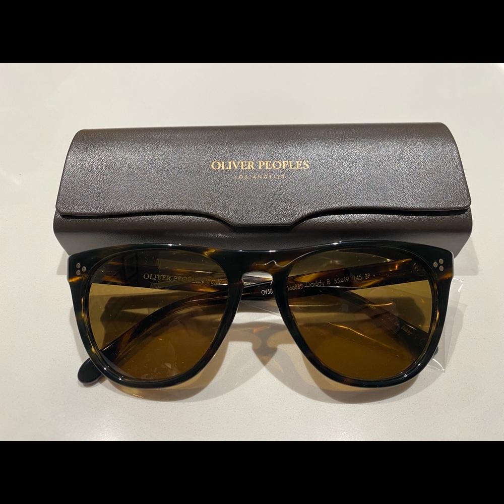 Oliver Peoples (Los Angeles) Daddy B 55 mm Polarized Sunglasses